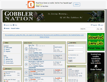Tablet Screenshot of gobblernation.com